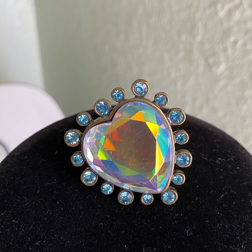 Betsey Johnson Heart ring